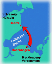 Strecke Boltenhagen - Dahme